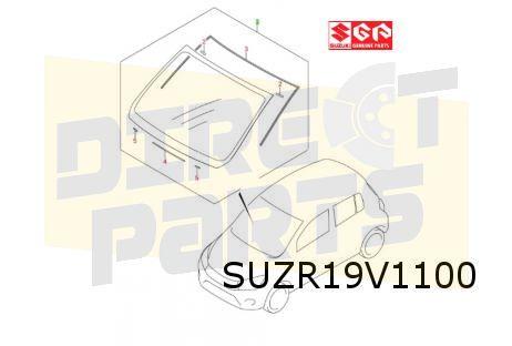 Suzuki Calerio (11/14-12/20) voorruit Origineel! 8451084M01