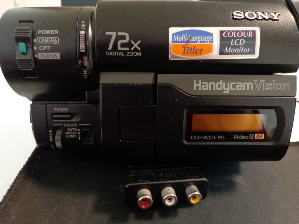 videocamera sony video 8 type ccd-trv27XR, Gebruikt, 20x of meer, Overige soorten, Ophalen of Verzenden