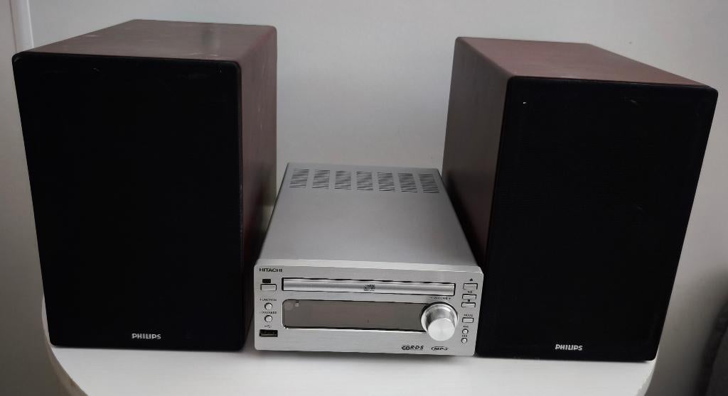 Hitachi AXM 549 C and PHILIPS MCM 772, Ophalen, Cd-speler, Philips, Microset