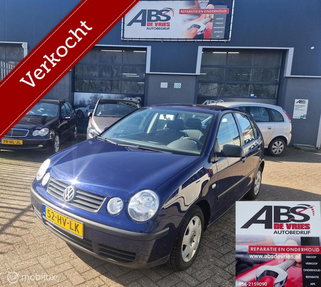 Volkswagen Polo 1.2-12V STUURBEKR, Blauw, Origineel Nederlands, Handgeschakeld, Particulier