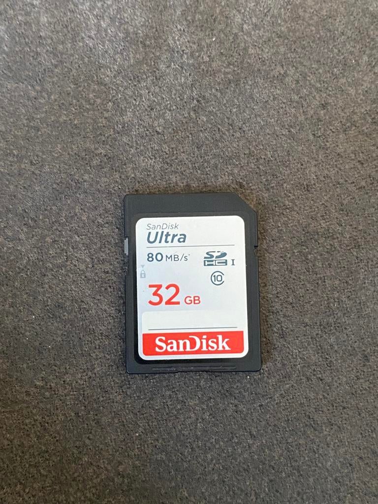 SanDisk Ultra SDHC 32 GB geheugenkaart, Gebruikt, 32 GB, Ophalen of Verzenden, Fotocamera