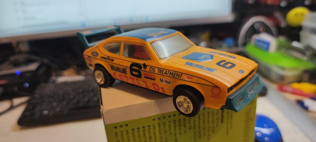 scalextric ford capri, Ophalen of Verzenden, Zo goed als nieuw, Elektrisch, Overige merken