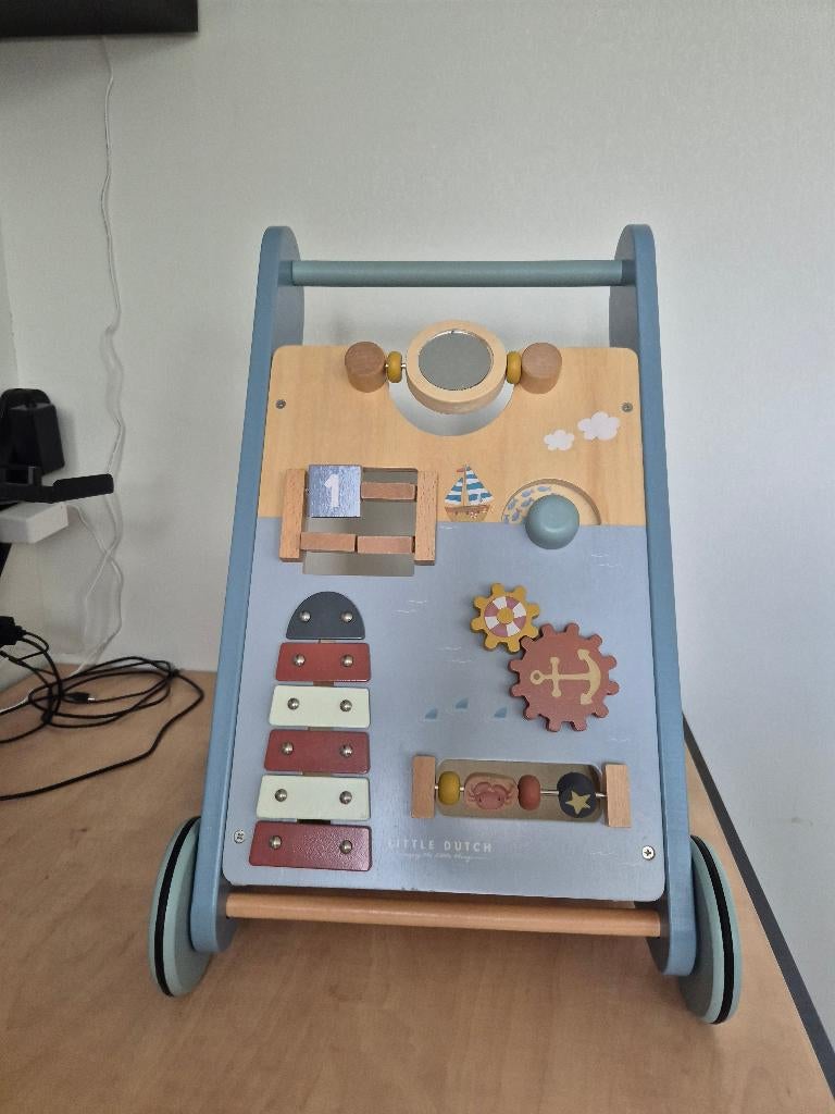 Loopwagen little dutch, Kinderen en Baby's, Ophalen, Zo goed als nieuw, Duw- of Trekspeelgoed