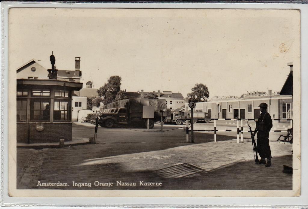 Amsterdam Ingang Oranje Nassau Kazerne, Verzenden, 1940 tot 1960, Gelopen, Noord-Holland