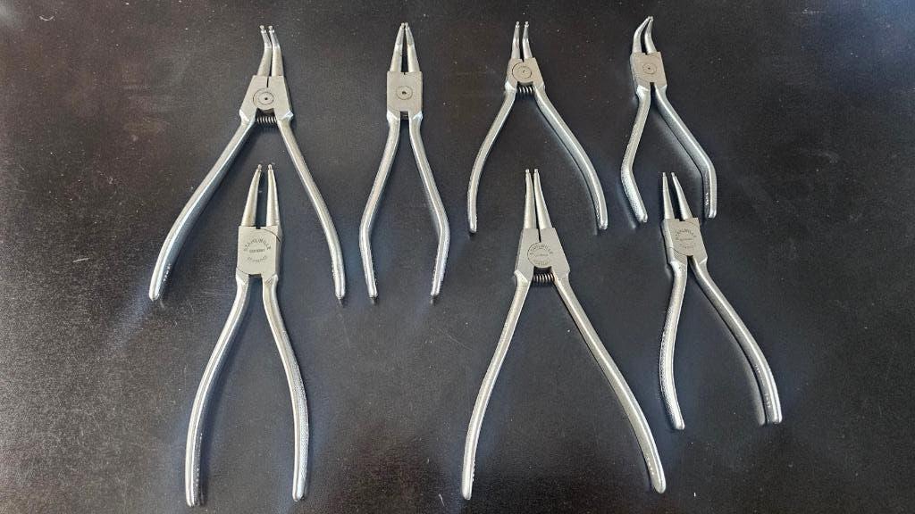 7 SEEGERRING TANGEN VAN STAHLWILLE * DIVERSE MATEN, Ophalen of Verzenden, Zo goed als nieuw