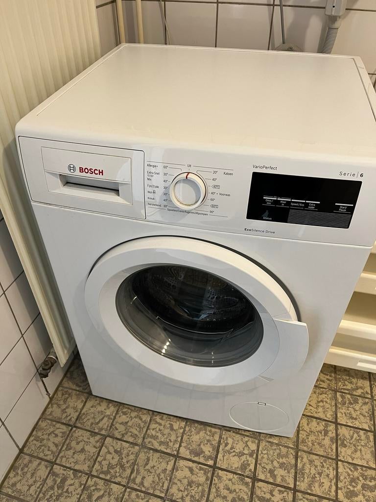 Bosch VarioPerfect Serie 6 wasmachine, Ophalen, Gebruikt, Voorlader, Kort programma