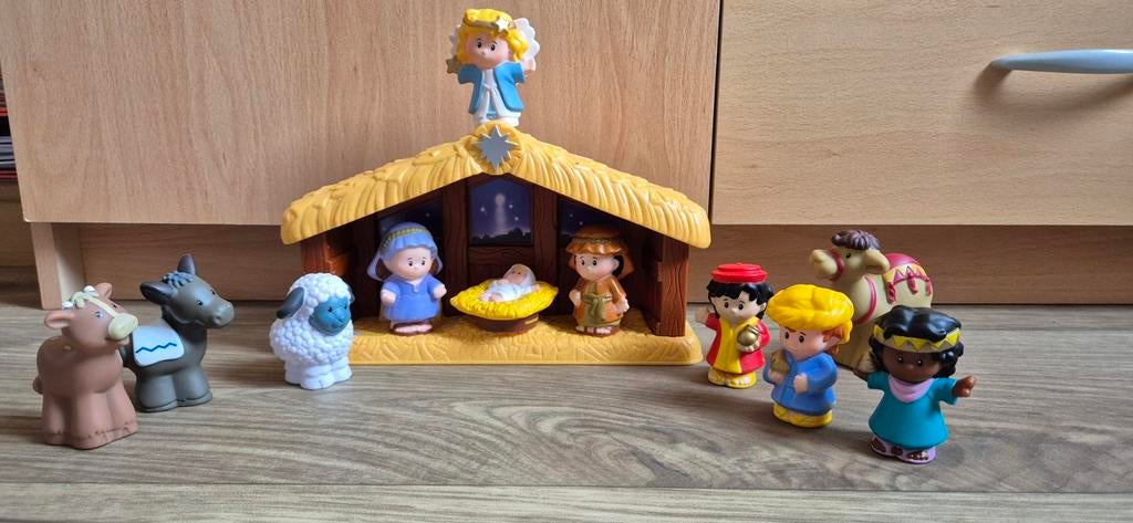 Little People Kerststal met figuren en dieren, Ophalen of Verzenden