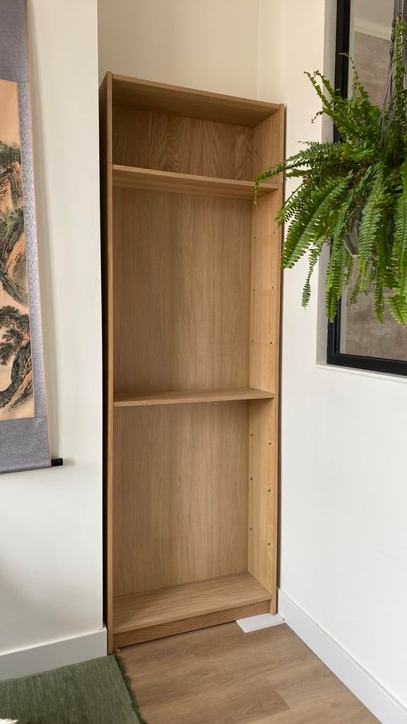 IKEA boekenkast Billy met Opzetstuk - Eiken - 80x26x236 cm, Huis en Inrichting, Kasten | Boekenkasten, Met plank(en), Gebruikt