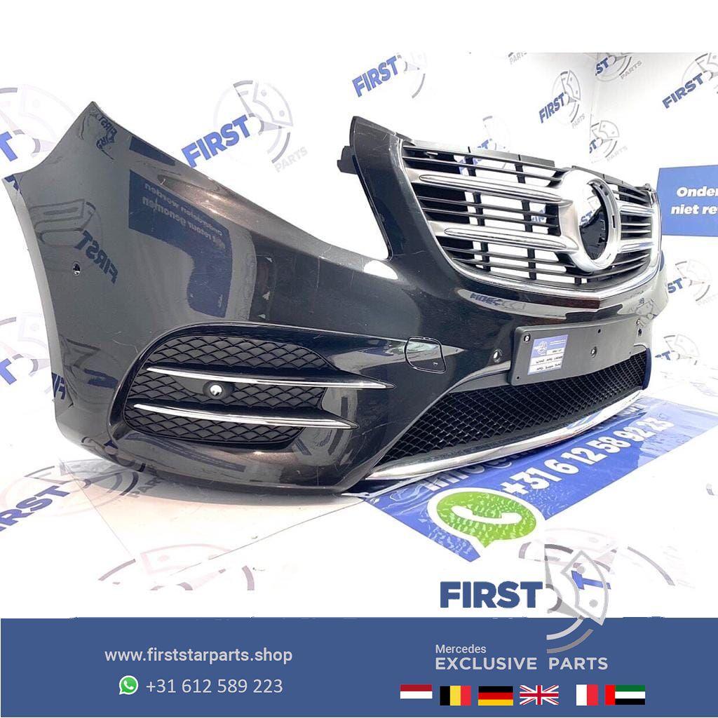 W447 AMG VOORBUMPER COMPLEET Mercedes VITO 2020 V KLASSE 201, Gebruikt, -, Voor, Ophalen of Verzenden