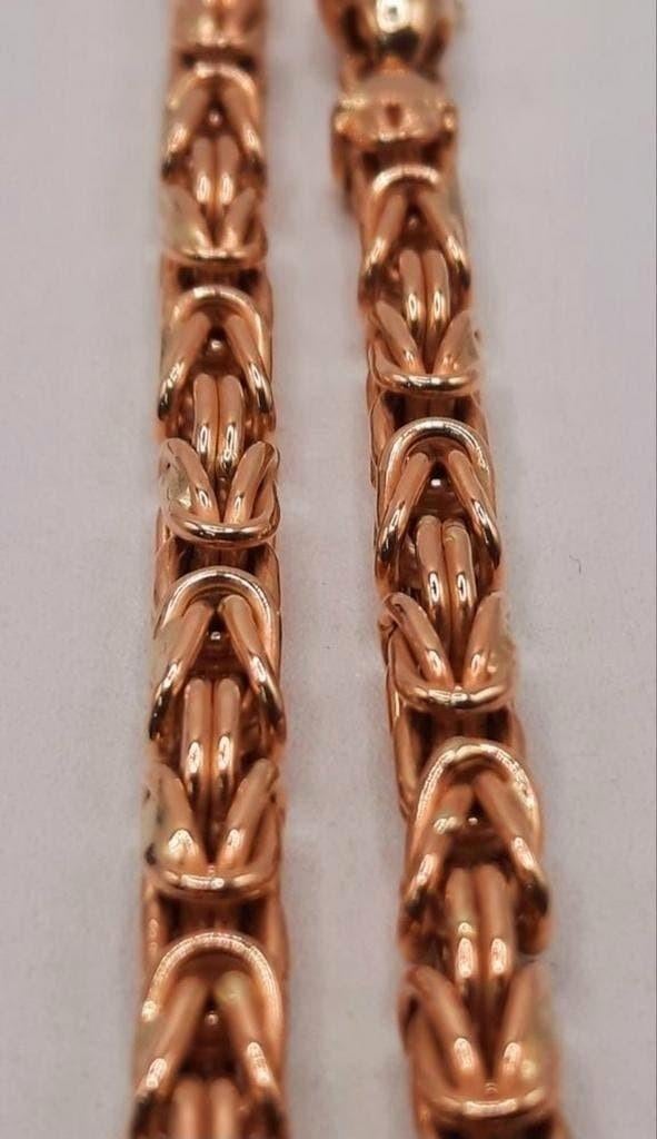 gouden Koningsketting 14kt, Www.bredajuwelier.nl, Nieuw, Ophalen of Verzenden, Www.bredajuwelier.nl