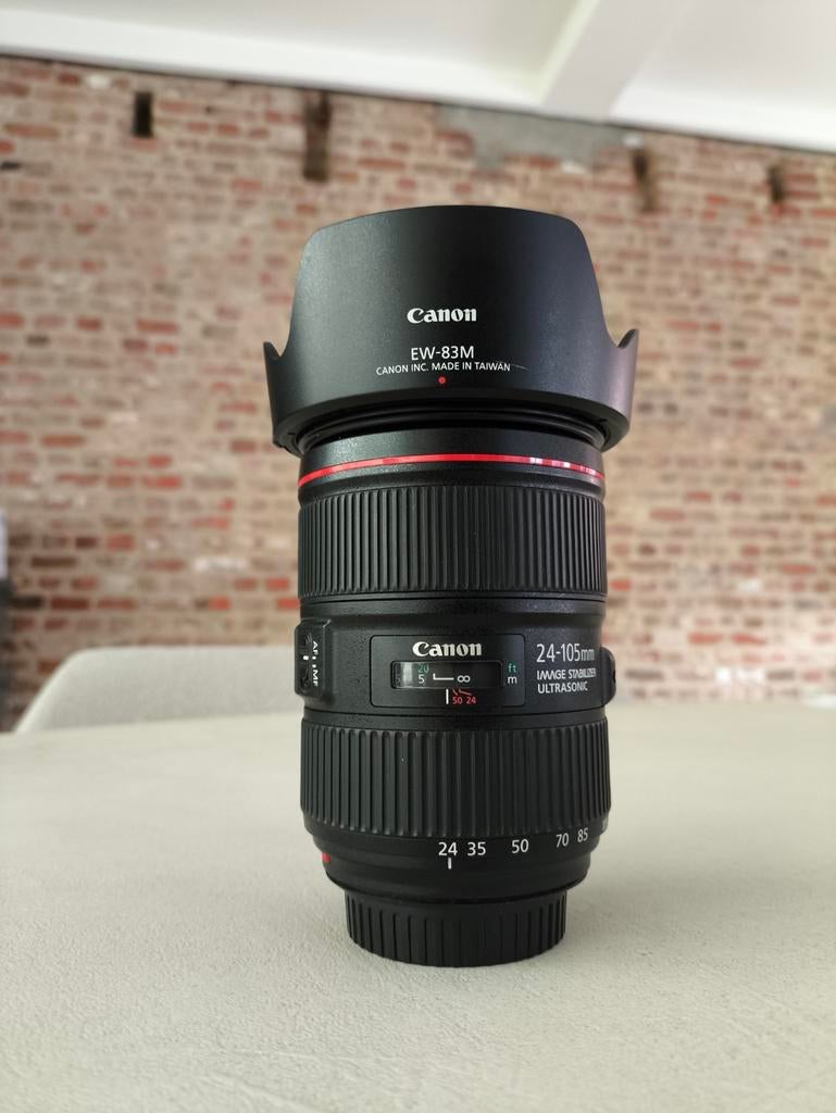 Canon L 24-105mm F/4 II IS - Zeer goede staat!, Audio, Tv en Foto, Fotografie | Lenzen en Objectieven, Ophalen of Verzenden, Zo goed als nieuw