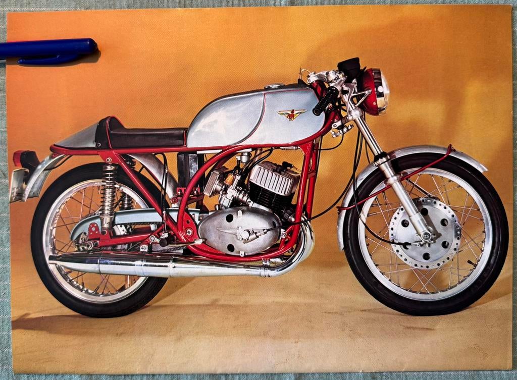 Poster 1974 Adler, Verzenden, Zo goed als nieuw, Motoren