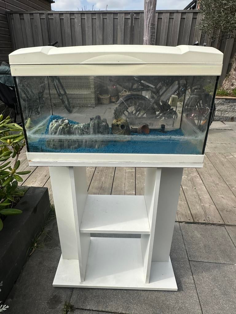Aquarium L60x30x30, Ophalen of Verzenden, Gebruikt, Leeg aquarium