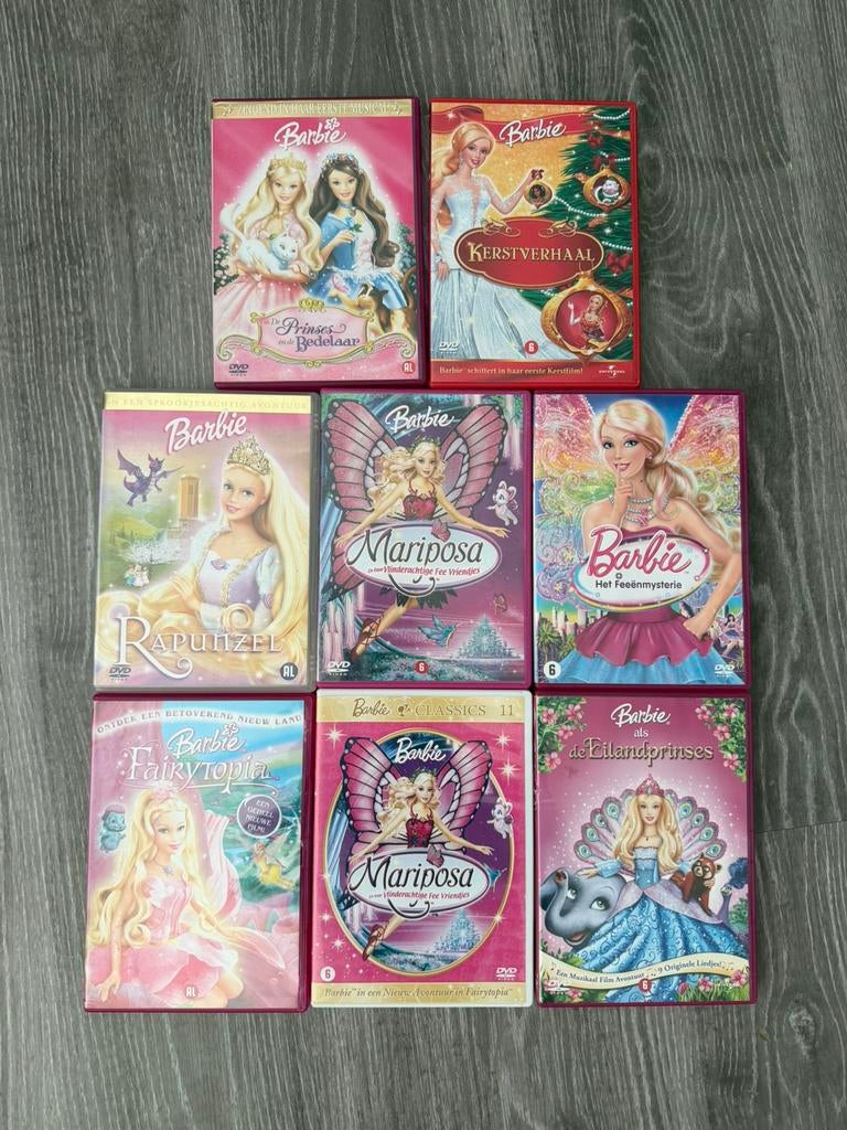 Barbie DVD's, Ophalen of Verzenden, Zo goed als nieuw