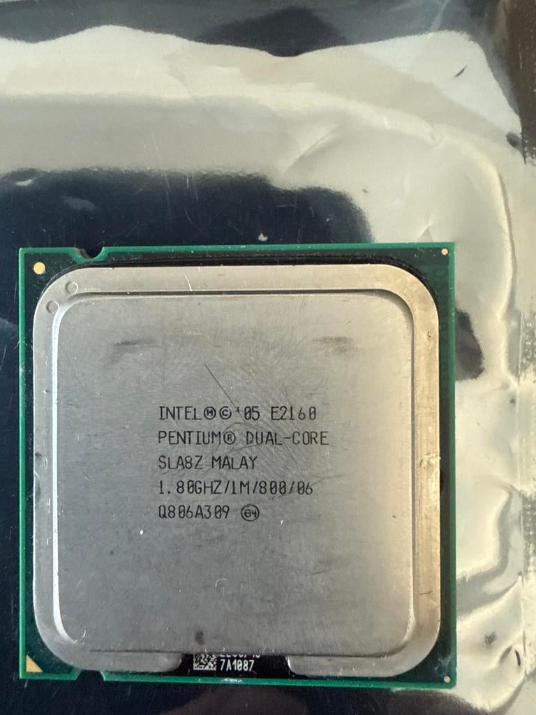 Intel Pentium Dual-Core E2160 CPU, Computers en Software, Processors, Ophalen, Gebruikt, 2-core, Minder dan 2 Ghz