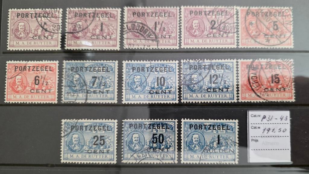 NVPH P31-43 Gebruikt, Ophalen of Verzenden