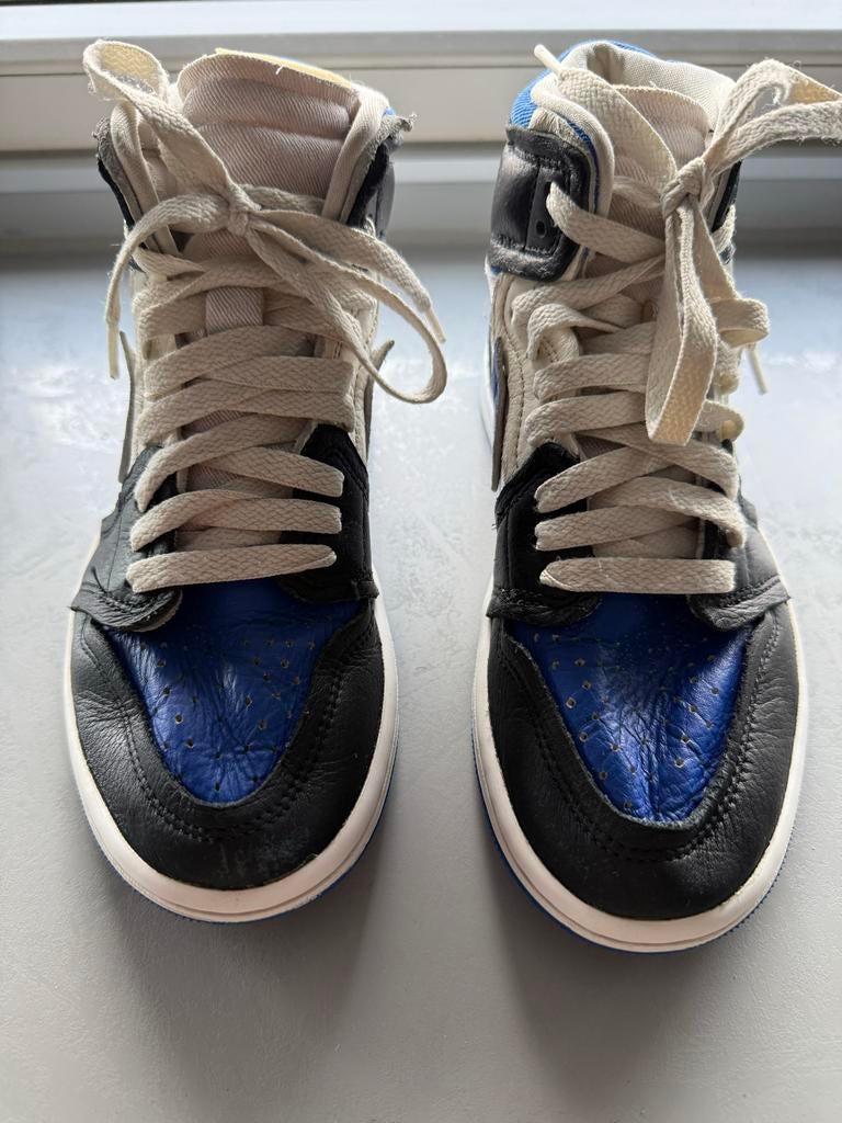 Nike Jordan gympen, Kleding | Dames, Schoenen, Ophalen of Verzenden, Gedragen, Blauw, Sneakers of Gympen