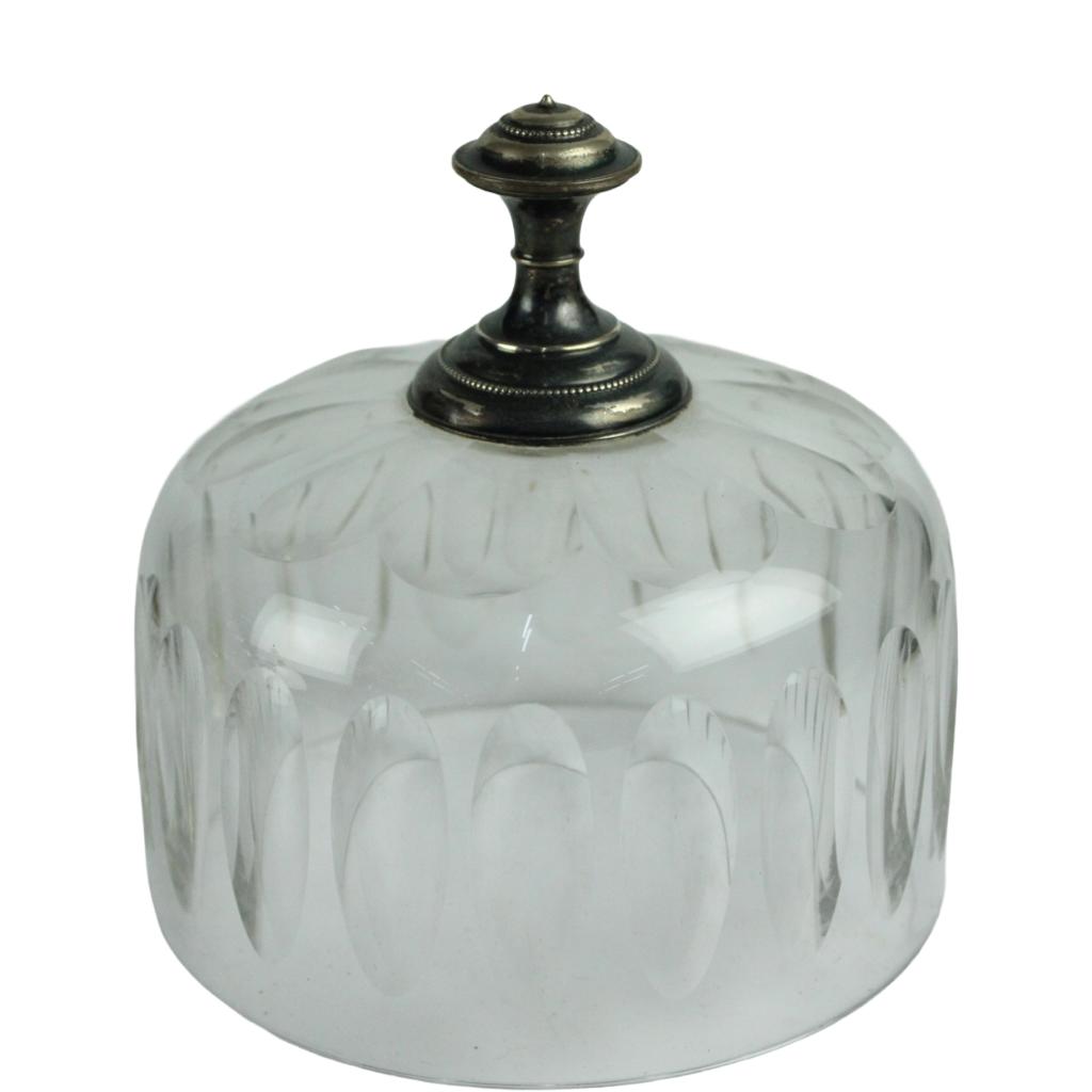 Set van 3 glazen stolpjes / botervlootjes – ca. 1920–1950, Ophalen of Verzenden