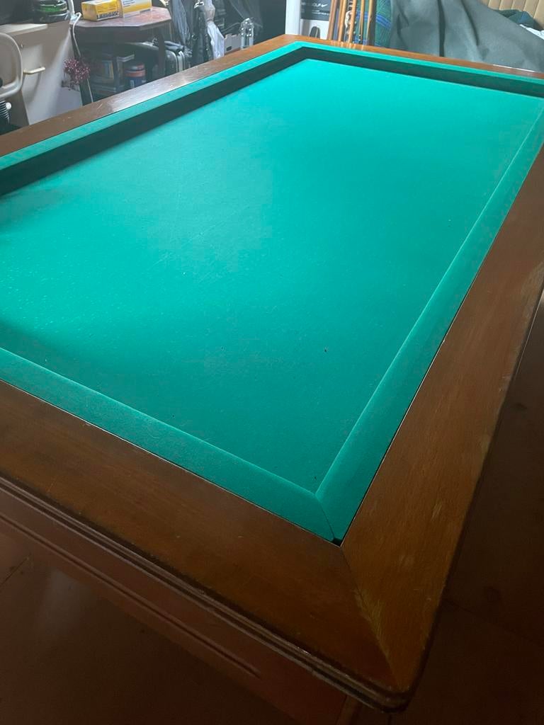 Ambiance Biljarttafel met verwarming en keustandaard, Ophalen of Verzenden, Gebruikt, Biljarttafel