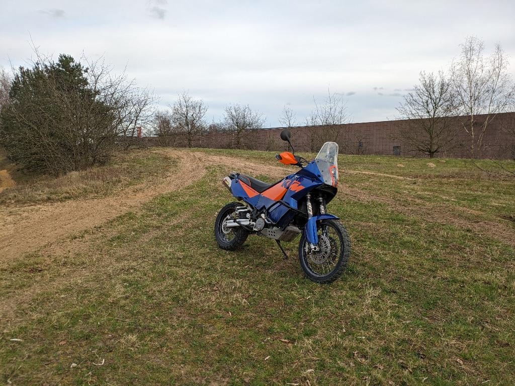 KTM 950 Adventure S, Raid Garage LED, Akrapovic, 2 cilinders, 944 cc, Motorrijbewijs A, Sportuitlaat