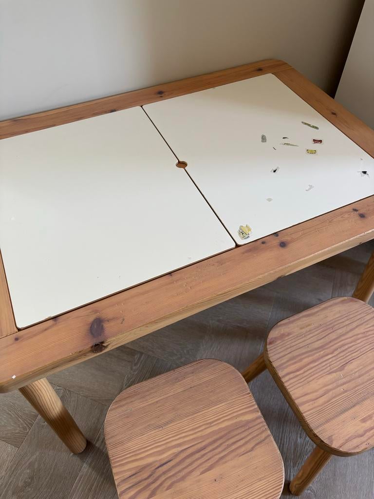 Ikea Flisat kindertafel met 2 krukjes, Ophalen, Gebruikt, Tafel(s) en Stoel(en)
