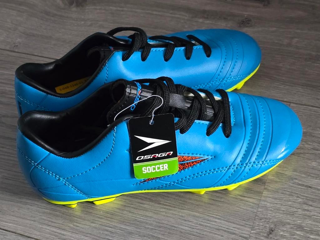 Blauw voetbalschoenen Osaga, maat 32, Nieuw (R7), Maat XS of kleiner, Ophalen of Verzenden, Nieuw, Schoenen