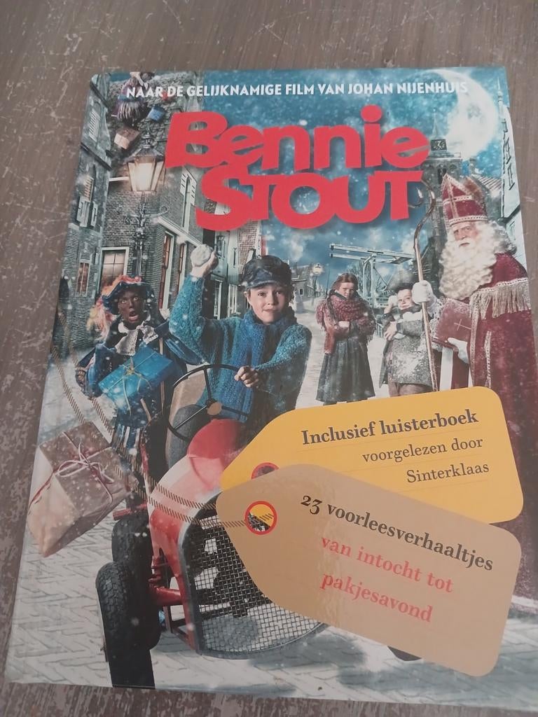 Bennie Stout boek met luisterboek, Ophalen of Verzenden, Zo goed als nieuw
