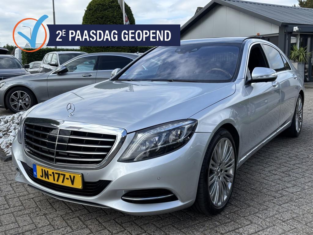 Mercedes-Benz S-Klasse S400 Hybride Lang 2015 Panorama DVD V, Auto's, Automaat, 15 km/l, Leder, Bedrijf