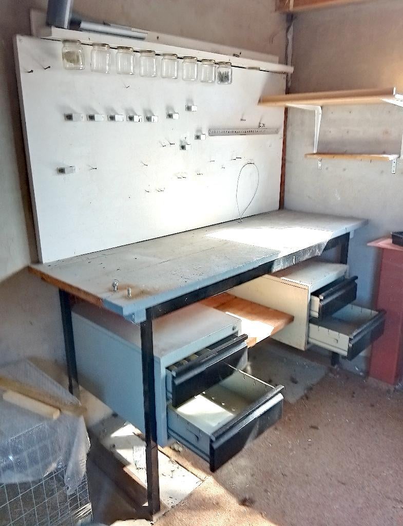 Werkbank gratis gereedschapsbord, Doe-het-zelf en Verbouw, Werkbanken, Gebruikt, 170 cm of meer, Ophalen