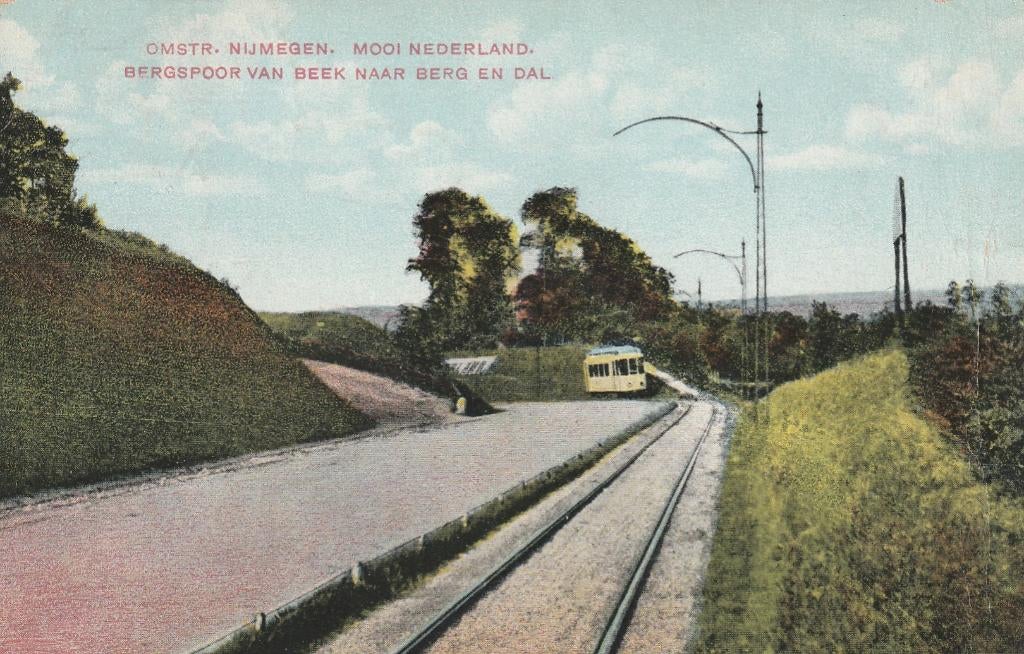 BEEK Omstr. Nijmegen Bergspoor naar Berg en Dal, Verzenden, Voor 1920, Gelopen, Gelderland