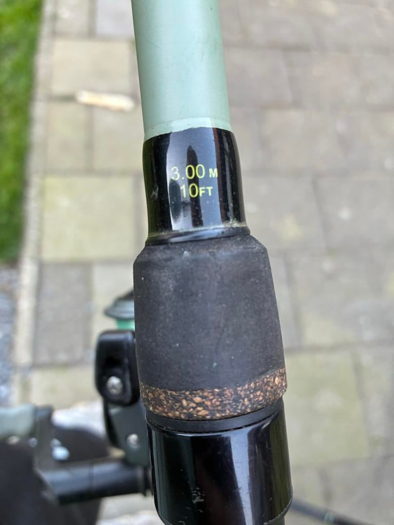 Carperlan Feederhengel 3M met Molen - Licht Gebruikt, Ophalen, Zo goed als nieuw, Complete hengel