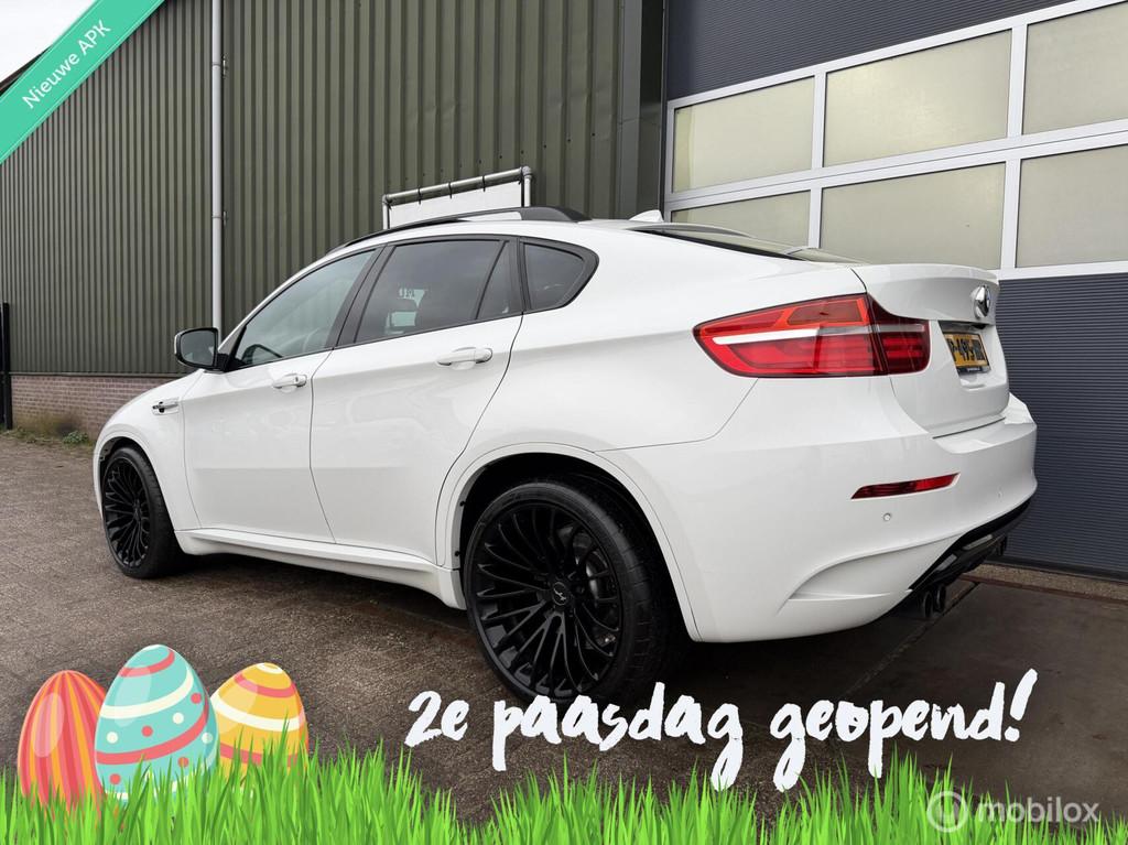 BMW X6M 4.4i V8 Individual|Led|Head-up|soft close|360 Camera, Automaat, Euro 5, Gebruikt, Wit