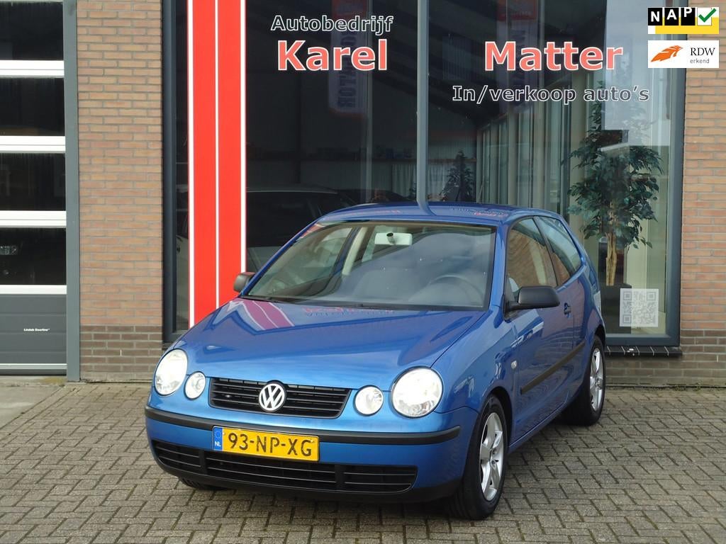 Volkswagen Polo 1.4-16V *AIRCO* *APK T/M 30-03-2027*, Auto's, Volkswagen, Voorwielaandrijving, Stof, 4 cilinders, Blauw