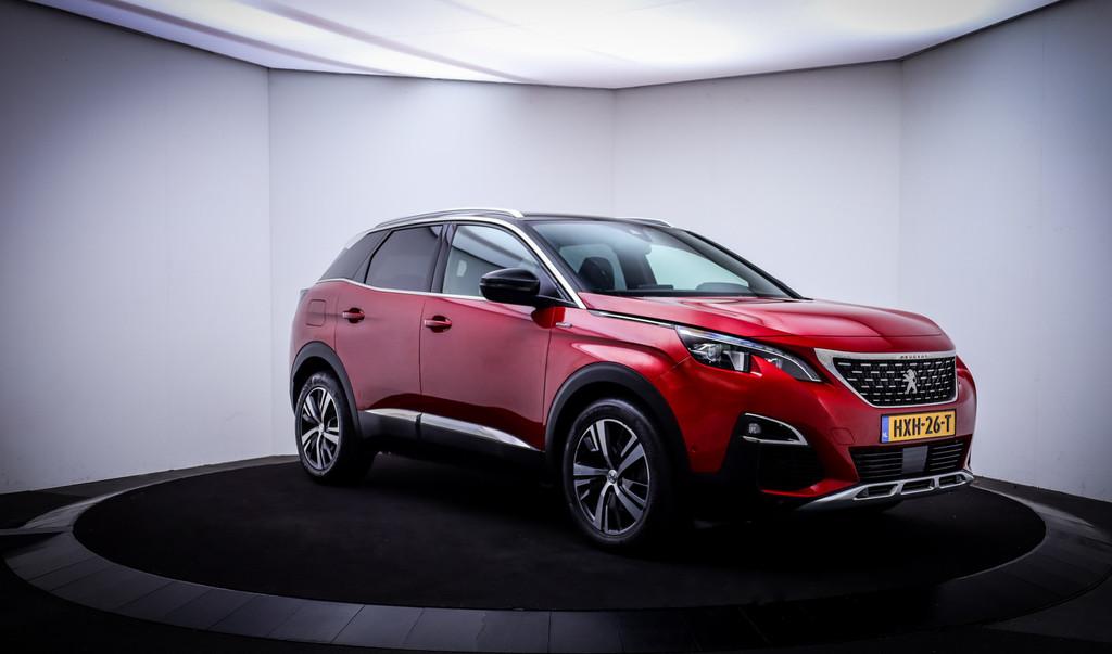 Peugeot 3008 1.2T GT-Line Avantage FULL LED | 360 CAMERA | 1, Gebruikt, 1199 cc, Leder en Stof, Origineel Nederlands