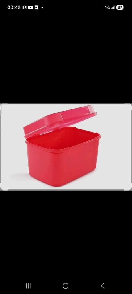 Tupperware Multivaria 7.3 liter, Ophalen of Verzenden, Nieuw, Rood