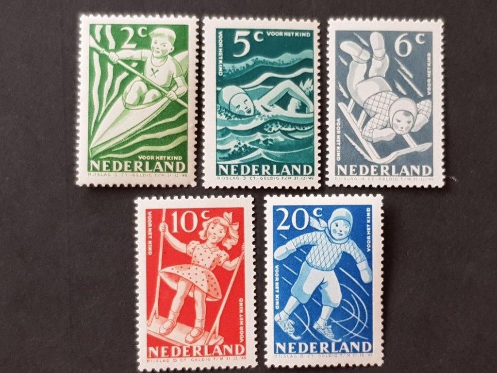 NEDERLAND | 1948 | NVPH 508-512 | ** Postfris, Verzenden, Na 1940, Postfris