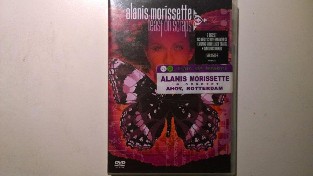 Alanis Morissette - Feast On Scraps (DVD), Alle leeftijden, Ophalen of Verzenden, Zo goed als nieuw, Muziek en Concerten