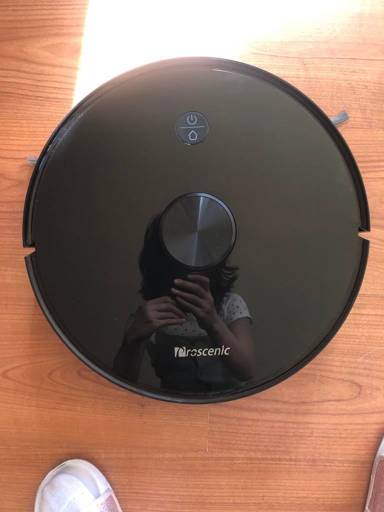 Robot stofzuiger Proscenic M7 PRO met dustcollector, Ophalen of Verzenden, Zo goed als nieuw, Robotstofzuiger, Minder dan 1200 watt