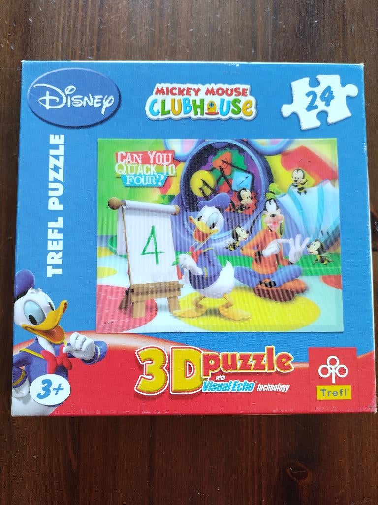 Disney Mickey Mouse Clubhouse 3D puzzel (24 stukjes), Ophalen of Verzenden, 10 tot 50 stukjes, Zo goed als nieuw, 2 tot 4 jaar
