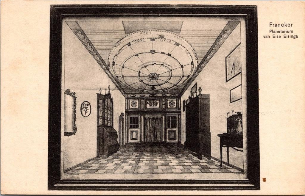 Franeker - Planetarium van Eise Eisinga, Ophalen of Verzenden, 1920 tot 1940, Ongelopen, Friesland