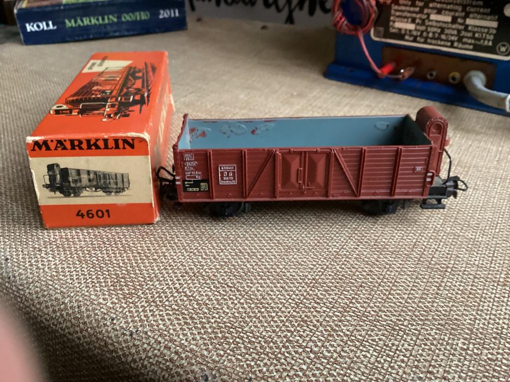Marklin 4601 DB hoge boordwagen met remmershuis/bordes, Ophalen of Verzenden, Wisselstroom, Wagon, Märklin