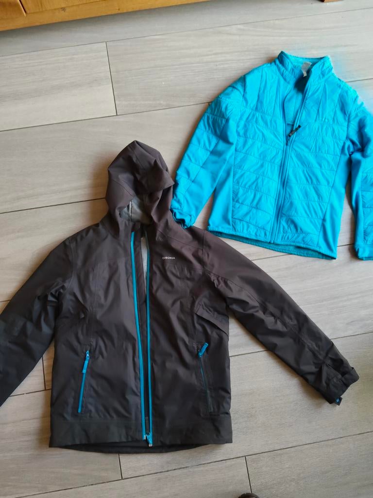 Wind en waterdichte jas Decathlon maat 152 158, Kinderen en Baby's, Gebruikt, Jongen of Meisje, Decathlon, Ophalen of Verzenden