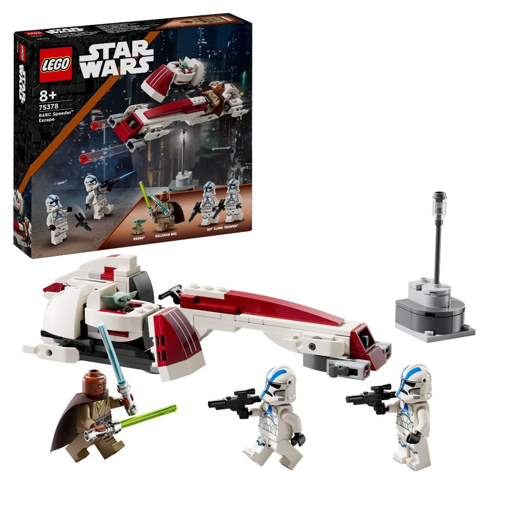 LEGO Star Wars 75378 BARC Speeder Ontsnapping 221 delig, Ophalen of Verzenden, Nieuw, Complete set, Lego