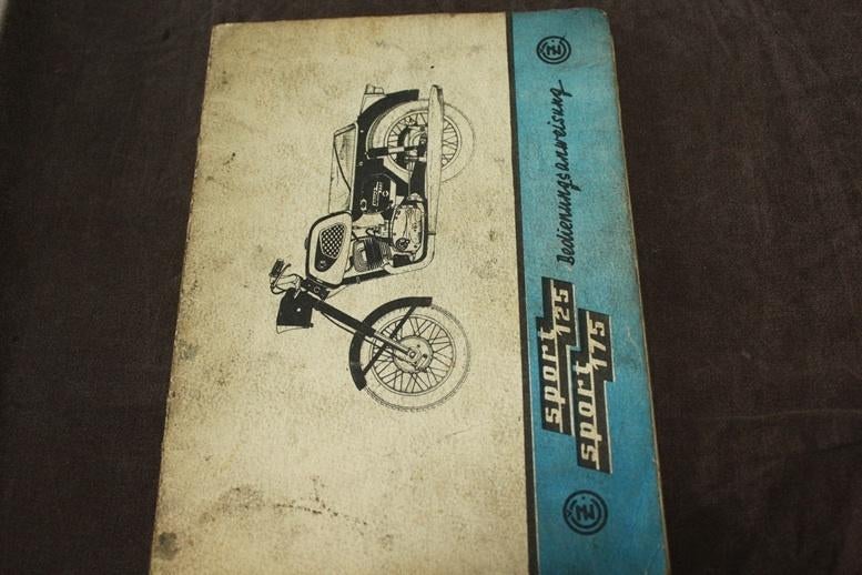 CZ Sport 125 175 1969 bedienungs anweisung instructie boekje, Motoren, Ophalen of Verzenden, Overige merken