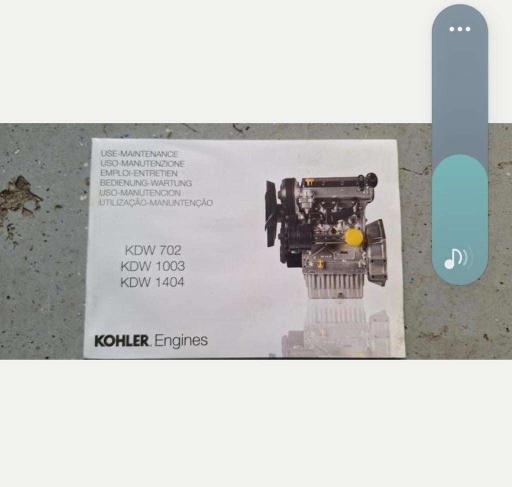 Kohler KDW boek, Lombardini LDW, Ophalen