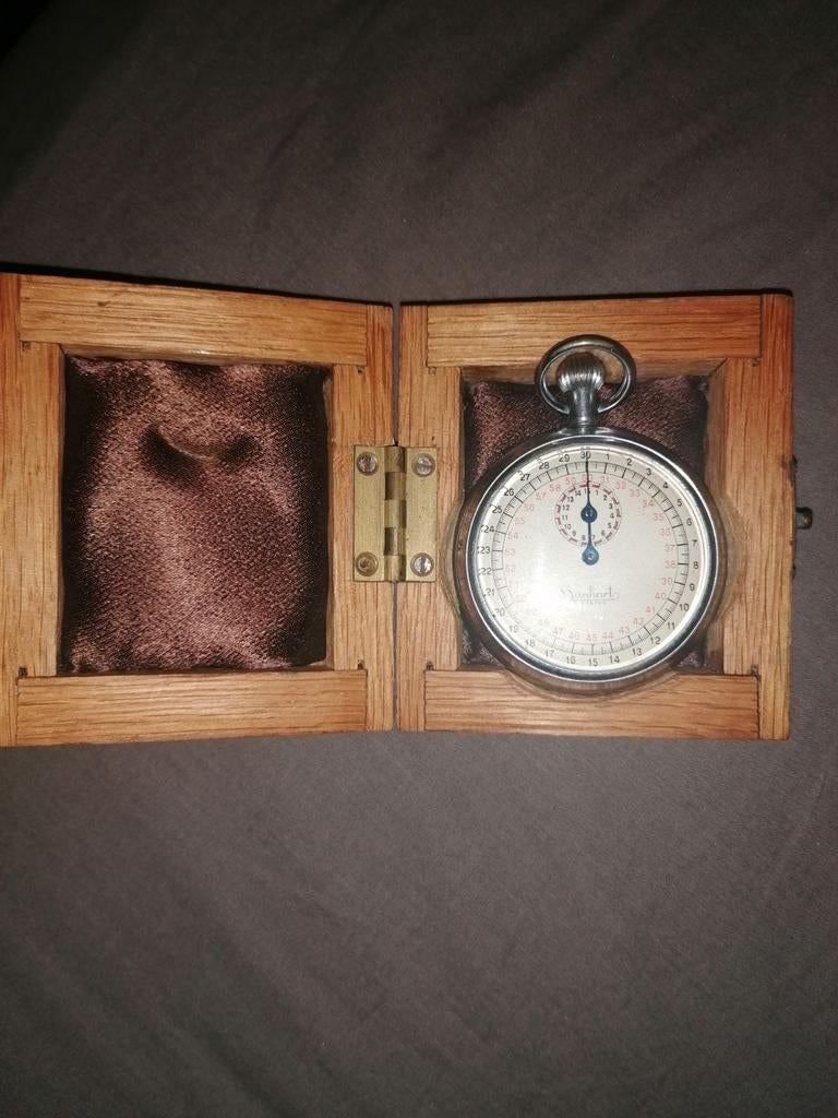 Stopwatch Hanhart antiek, Antiek en Kunst, Antiek | Klokken, Ophalen