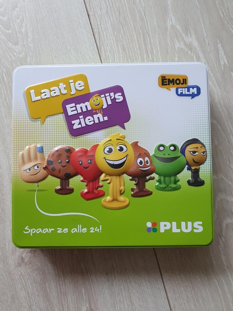 Emoji verzamelbox Plus, Verzamelen, Supermarktacties, Plus, Ophalen of Verzenden