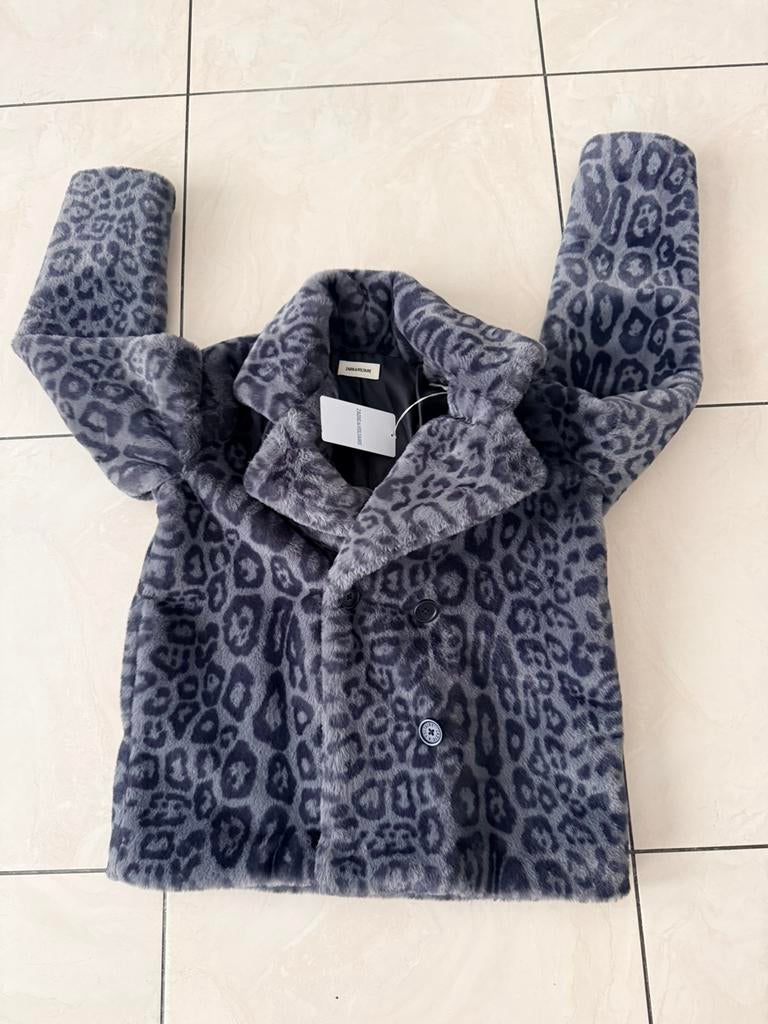 Zadig &Voltaire  Kids faux fur jas – maat 152, nieuw, Ophalen of Verzenden, Nieuw, Meisje, Jas