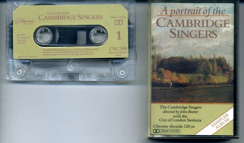 The Cambridge Singers A Portrait Of The Cambridge Singers, Klassiek, 1 bandje, Ophalen of Verzenden, Zo goed als nieuw