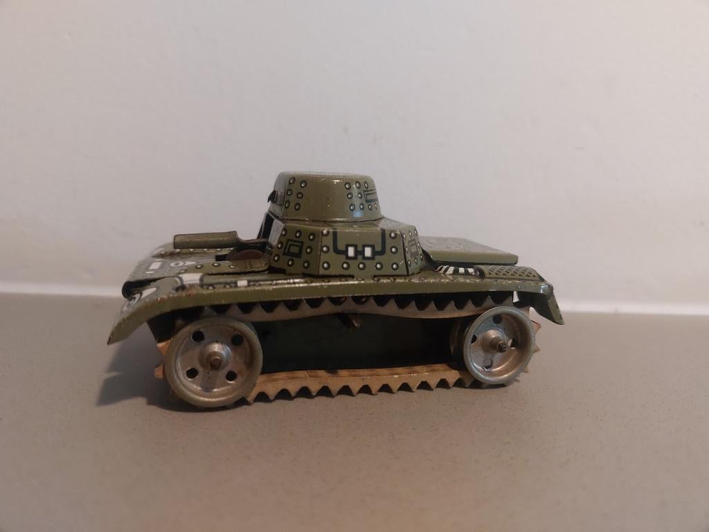 Gama no. 70 tank - jaren 50 - vintage blikken speelgoed, Ophalen of Verzenden